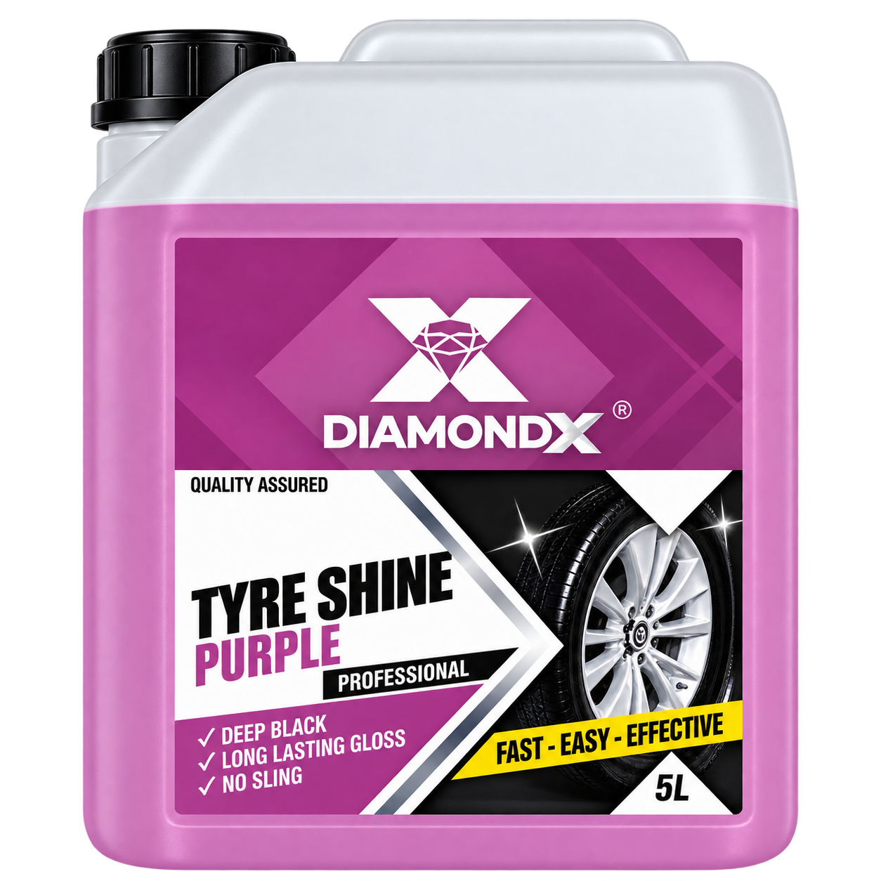 Tyre Shine Purple